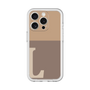 Slim Protection Premium Case［ オリジナル - initial two tone - L brown ］