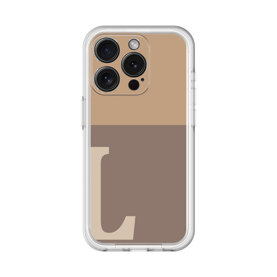 Slim Protection Premium Case［ オリジナル - initial two tone - L brown ］
