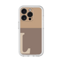 Slim Protection Premium Case［ オリジナル - initial two tone - L brown ］