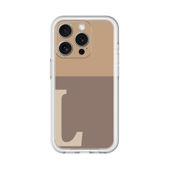 Slim Protection Premium Case［ オリジナル - initial two tone - L brown ］