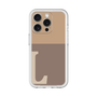 Slim Protection Premium Case［ オリジナル - initial two tone - L brown ］