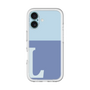 Slim Protection Premium Case［ オリジナル - initial two tone - L blue ］
