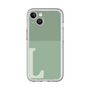 Slim Protection Premium Case［ オリジナル - initial two tone - L green ］