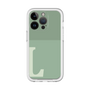 Slim Protection Premium Case［ オリジナル - initial two tone - L green ］