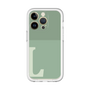 Slim Protection Premium Case［ オリジナル - initial two tone - L green ］