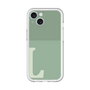 Slim Protection Premium Case［ オリジナル - initial two tone - L green ］