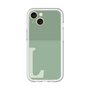 Slim Protection Premium Case［ オリジナル - initial two tone - L green ］