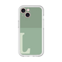 Slim Protection Premium Case［ オリジナル - initial two tone - L green ］