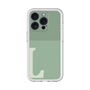 Slim Protection Premium Case［ オリジナル - initial two tone - L green ］
