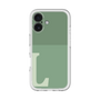 Slim Protection Premium Case［ オリジナル - initial two tone - L green ］