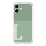 Slim Protection Premium Case［ オリジナル - initial two tone - L green ］