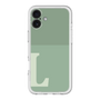Slim Protection Premium Case［ オリジナル - initial two tone - L green ］