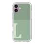 Slim Protection Premium Case［ オリジナル - initial two tone - L green ］