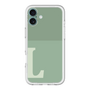 Slim Protection Premium Case［ オリジナル - initial two tone - L green ］