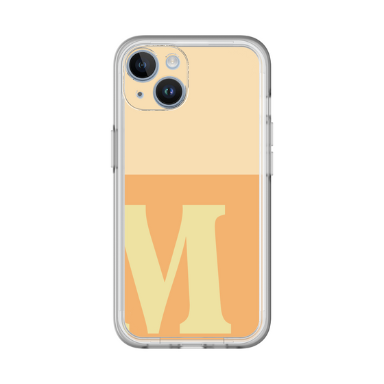 Slim Protection Premium Case［ オリジナル - initial two tone - M orange ］