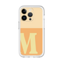 Slim Protection Premium Case［ オリジナル - initial two tone - M orange ］