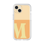 Slim Protection Premium Case［ オリジナル - initial two tone - M orange ］
