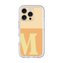 Slim Protection Premium Case［ オリジナル - initial two tone - M orange ］
