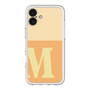 Slim Protection Premium Case［ オリジナル - initial two tone - M orange ］