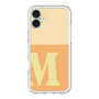Slim Protection Premium Case［ オリジナル - initial two tone - M orange ］