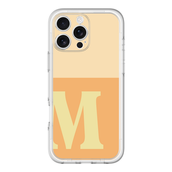 Slim Protection Premium Case［ オリジナル - initial two tone - M orange ］