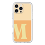 Slim Protection Premium Case［ オリジナル - initial two tone - M orange ］