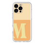 Slim Protection Premium Case［ オリジナル - initial two tone - M orange ］