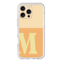 Slim Protection Premium Case［ オリジナル - initial two tone - M orange ］