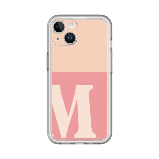 Slim Protection Premium Case［ オリジナル - initial two tone - M pink ］