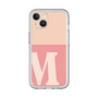 Slim Protection Premium Case［ オリジナル - initial two tone - M pink ］