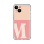 Slim Protection Premium Case［ オリジナル - initial two tone - M pink ］