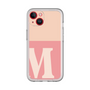 Slim Protection Premium Case［ オリジナル - initial two tone - M pink ］
