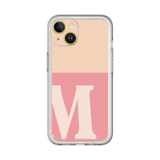 Slim Protection Premium Case［ オリジナル - initial two tone - M pink ］