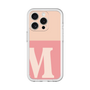 Slim Protection Premium Case［ オリジナル - initial two tone - M pink ］