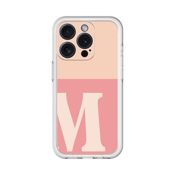 Slim Protection Premium Case［ オリジナル - initial two tone - M pink ］