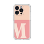 Slim Protection Premium Case［ オリジナル - initial two tone - M pink ］