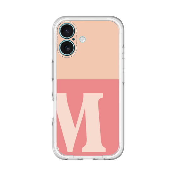 Slim Protection Premium Case［ オリジナル - initial two tone - M pink ］