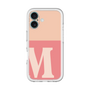 Slim Protection Premium Case［ オリジナル - initial two tone - M pink ］