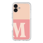Slim Protection Premium Case［ オリジナル - initial two tone - M pink ］