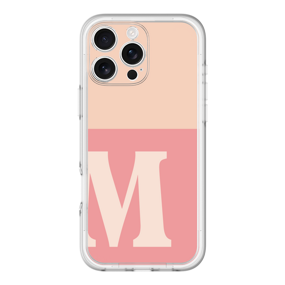 Slim Protection Premium Case［ オリジナル - initial two tone - M pink ］