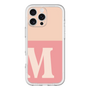 Slim Protection Premium Case［ オリジナル - initial two tone - M pink ］
