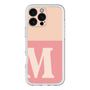 Slim Protection Premium Case［ オリジナル - initial two tone - M pink ］