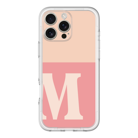 Slim Protection Premium Case［ オリジナル - initial two tone - M pink ］
