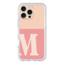 Slim Protection Premium Case［ オリジナル - initial two tone - M pink ］