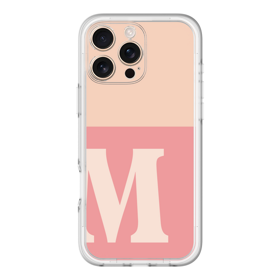 Slim Protection Premium Case［ オリジナル - initial two tone - M pink ］