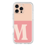 Slim Protection Premium Case［ オリジナル - initial two tone - M pink ］