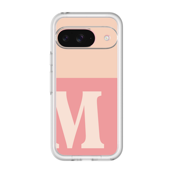 Slim Protection Premium Case［ オリジナル - initial two tone - M pink ］