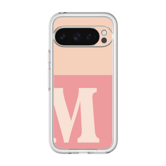 Slim Protection Premium Case［ オリジナル - initial two tone - M pink ］