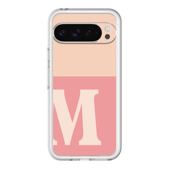 Slim Protection Premium Case［ オリジナル - initial two tone - M pink ］