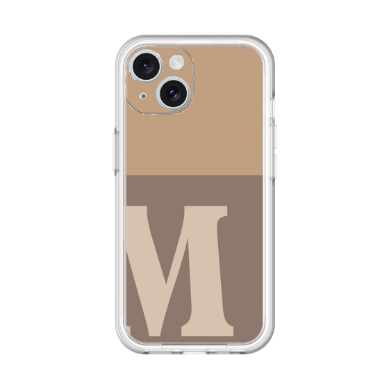 Slim Protection Premium Case［ オリジナル - initial two tone - M brown ］
